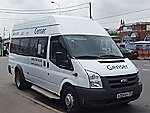 Бесплатный автобус Genser в пункт аренды автомобилей АрендаАвто-штр на Новорязанском шоссе